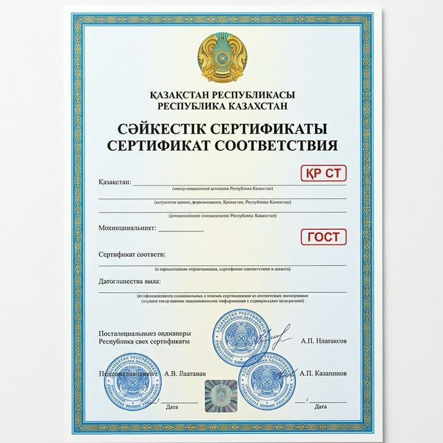 Сертификат соответствия РК
